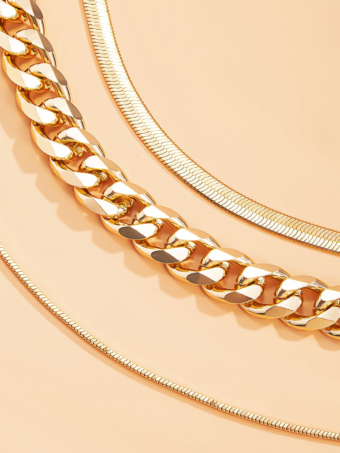 3pcs Minimalist Chain Necklace