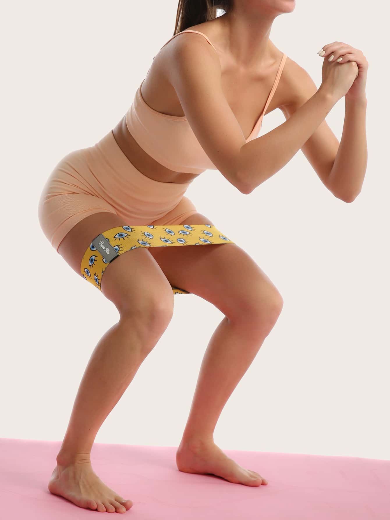 Eye Pattern Buttocks Workout Resistance Band