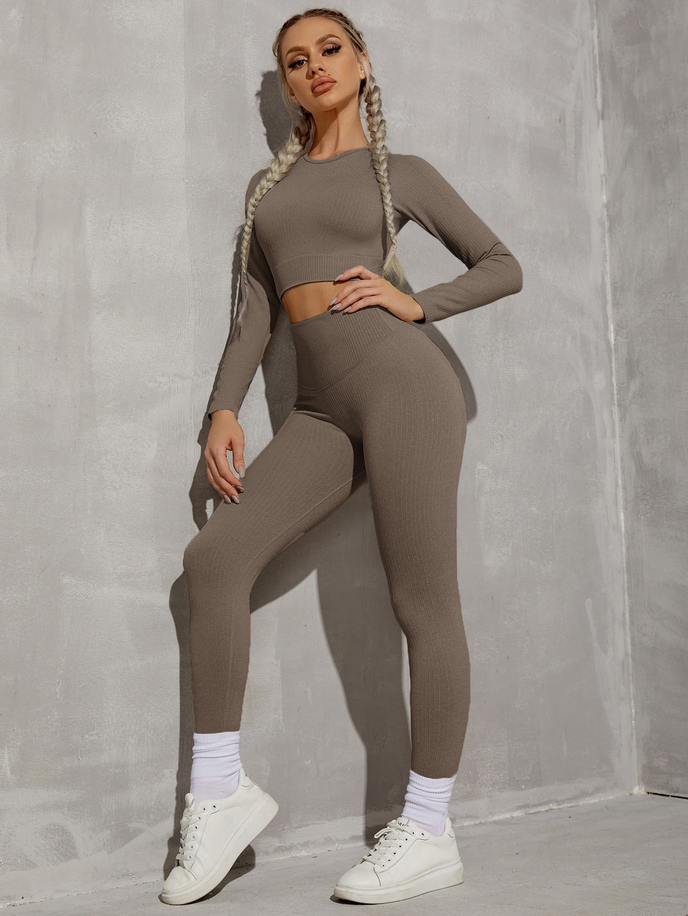 Seamless Softness Sports Tee and Leggings Set