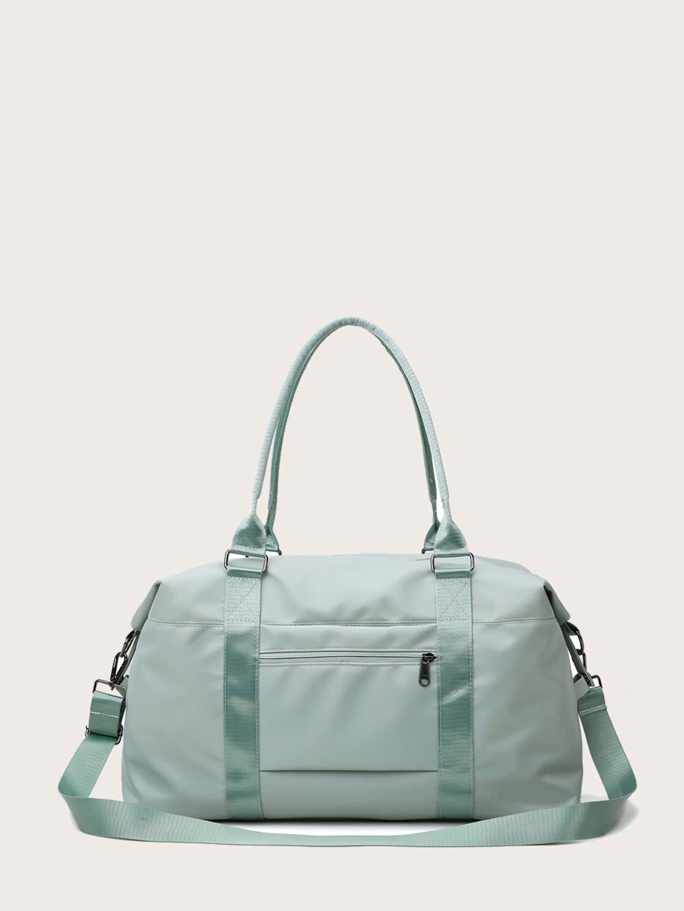 Letter Patch Waterproof Duffle Bag