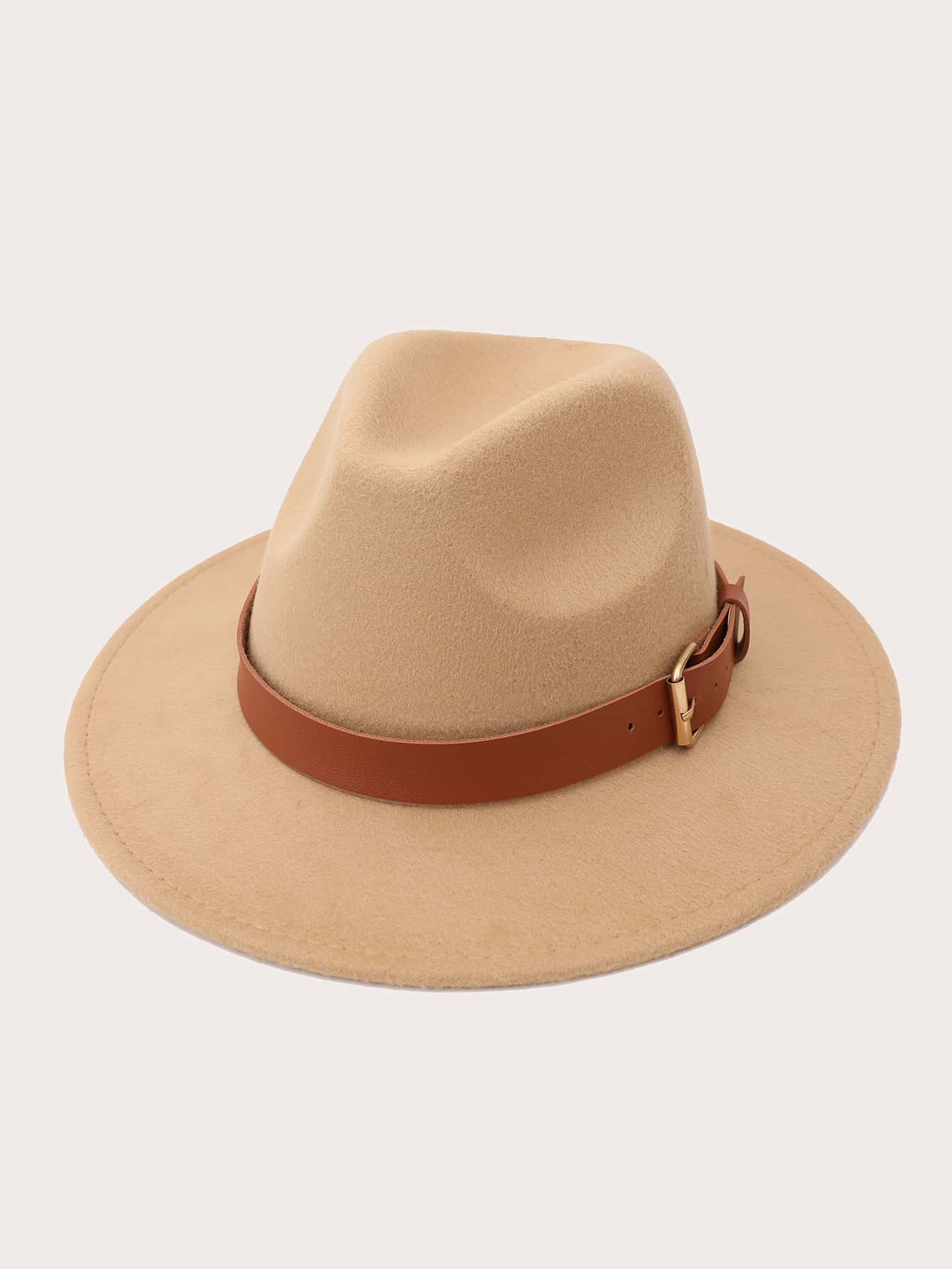 Belt Decor Fedora Hat