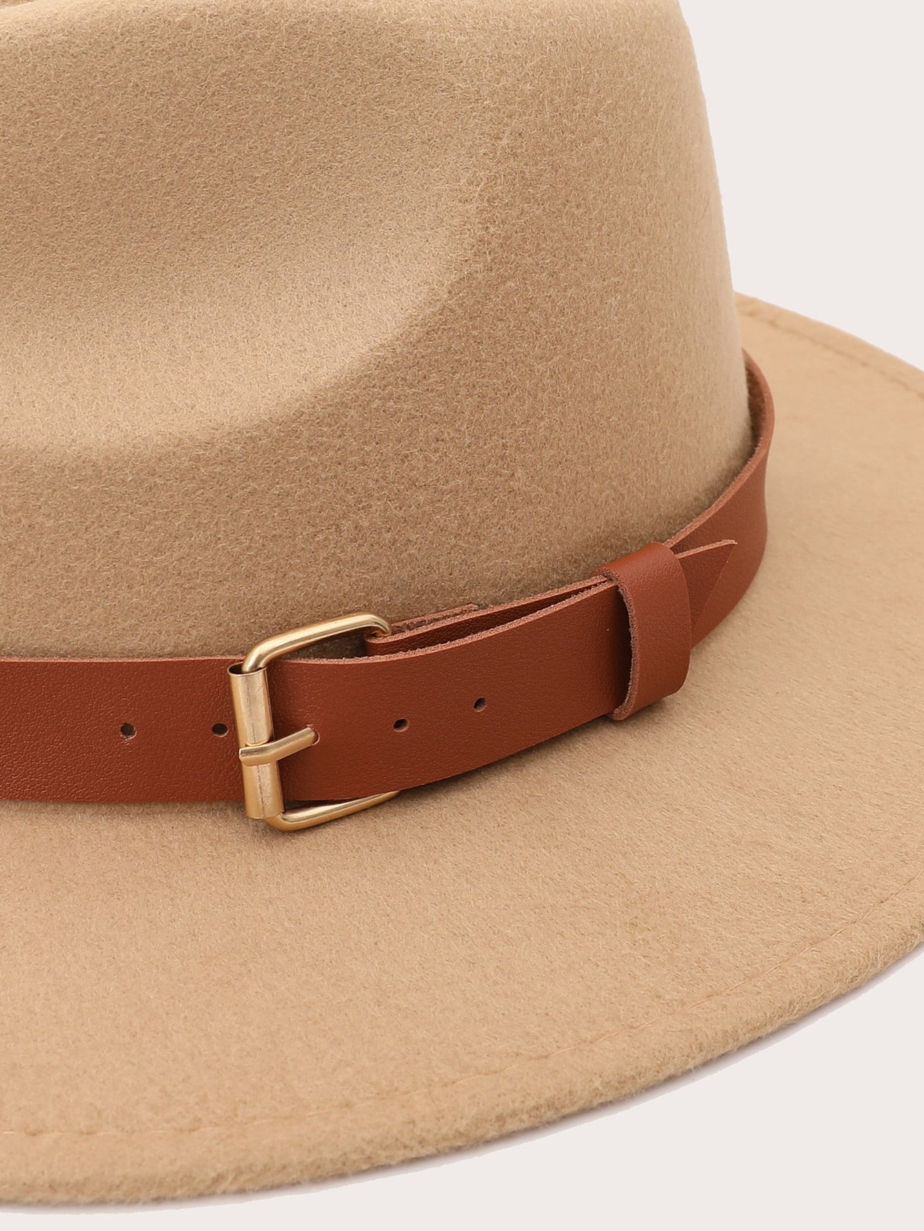Belt Decor Fedora Hat