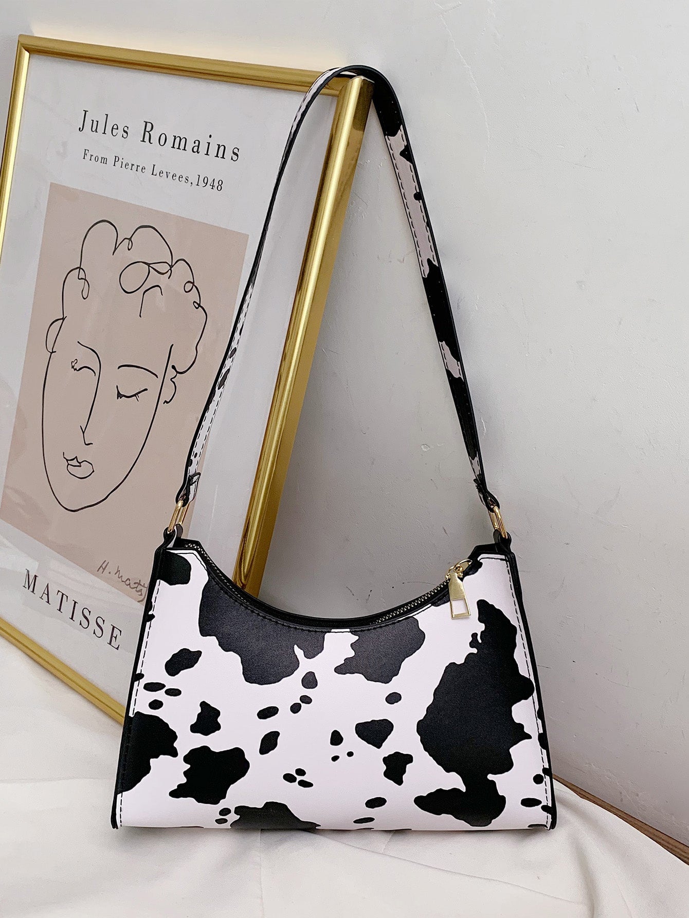 Cow Pattern Baguette Bag – ShopSunnyKalama